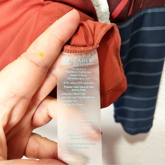 New Carve Designs Kona Rashguard in Sangria - Picture 12 of 12